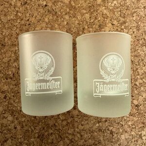 Jagermeister frosted shot glasses (2)